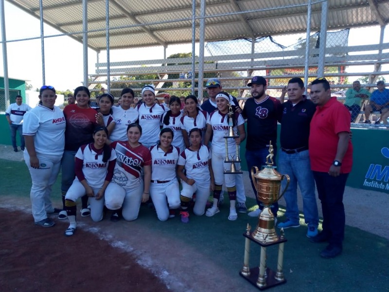 Guasave se corona en estatal de softbol