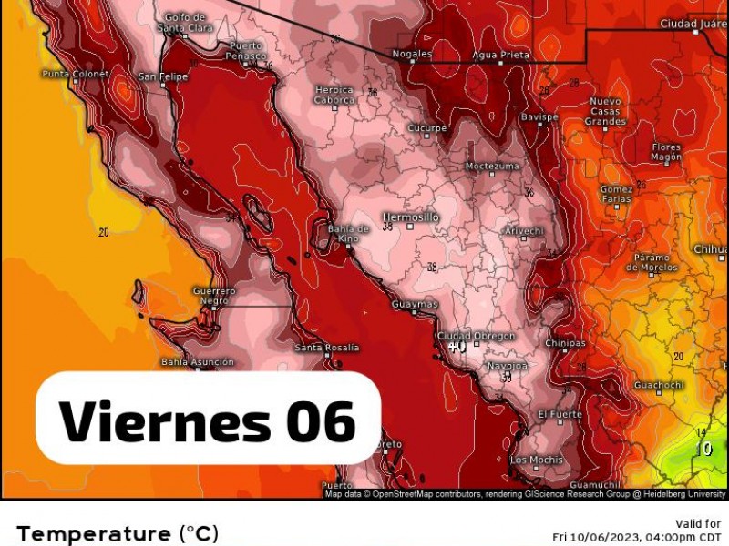 Guaymas amanece con temperaturas de 24°