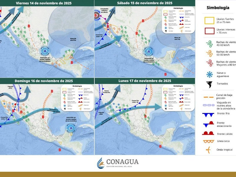 Guaymas con máxima de 29°C