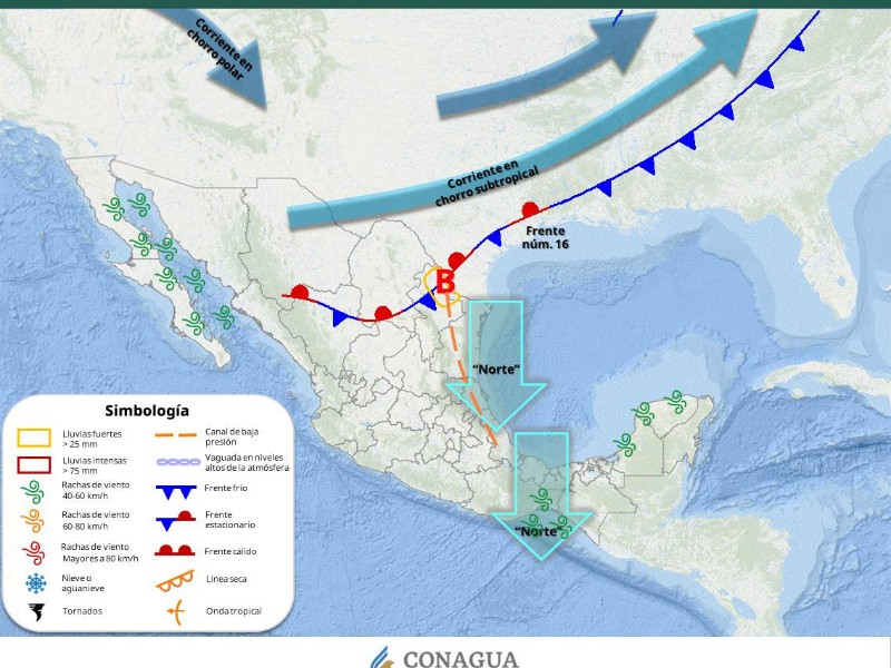 Guaymas con máxima de 29°C
