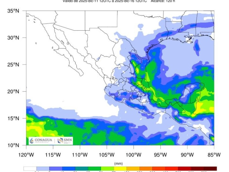 Guaymas con máxima de 29°C