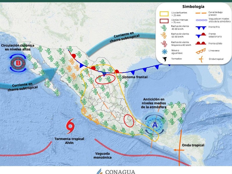 Guaymas con máxima de 30°C
