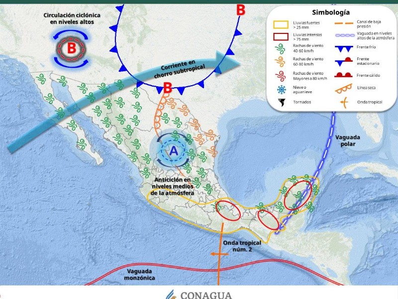 Guaymas con máxima de 31°C