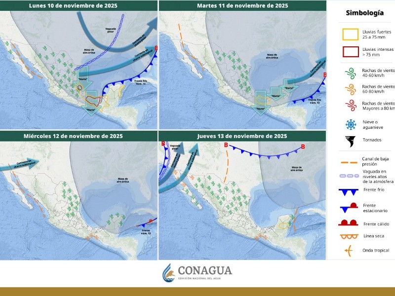 Guaymas con máxima de 32°C