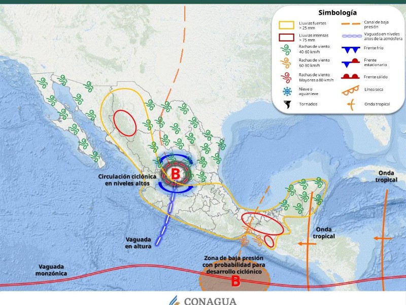 Guaymas con máxima de 34°C