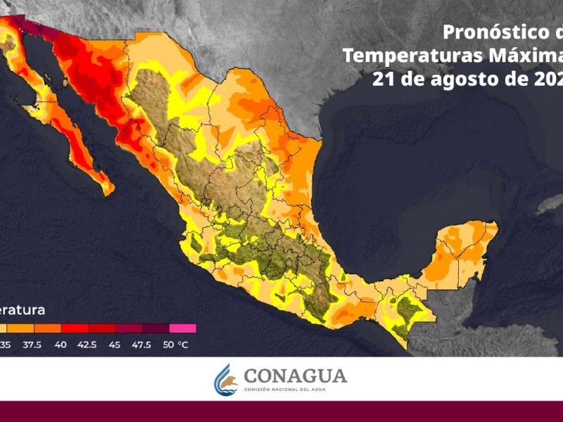 Guaymas con máxima de 34°C