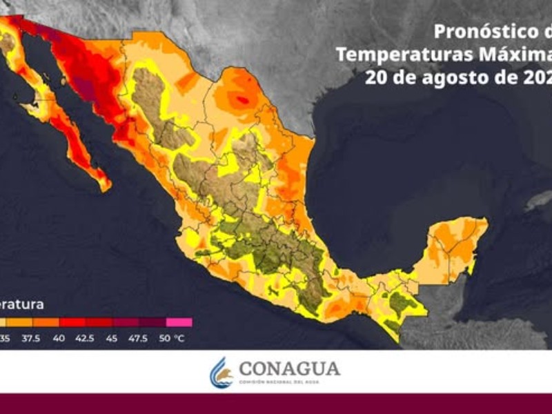 Guaymas con máxima de 37°C
