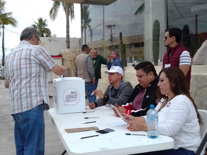 Guaymas participa en la consulta nacional