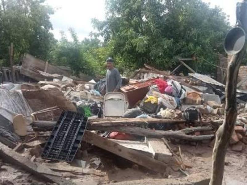 Guaymas reporta 367 viviendas con pérdida total por huracán Polo