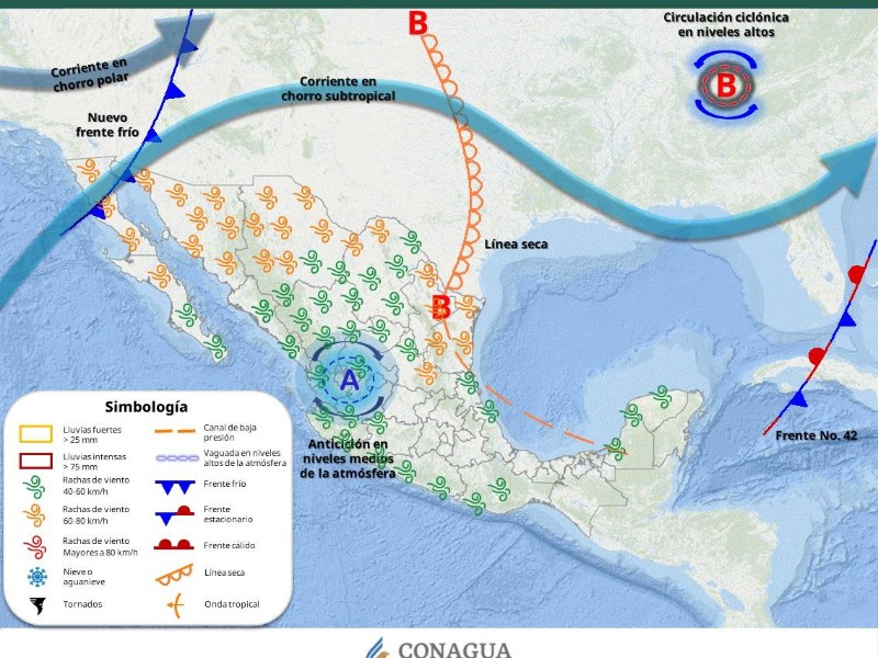 Guaymas tendrá humedad de 75% y máximas de 27 grados