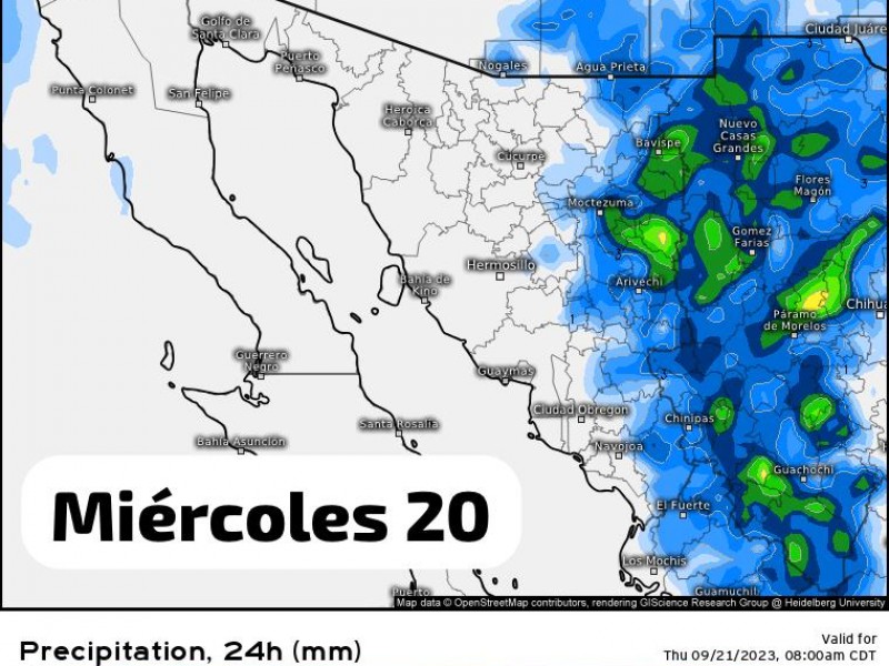 Guaymas tendrá máximas de 39 grados