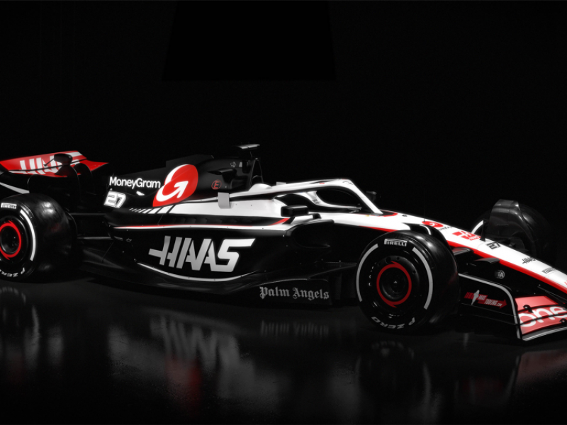 Haas presenta nuevo livery para el 2023. 