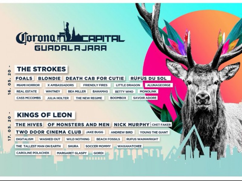 ¡Habemus cartel del Corona Capital Guadalajara 2020!