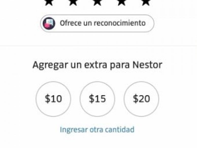 Habilita Uber opción para dar 