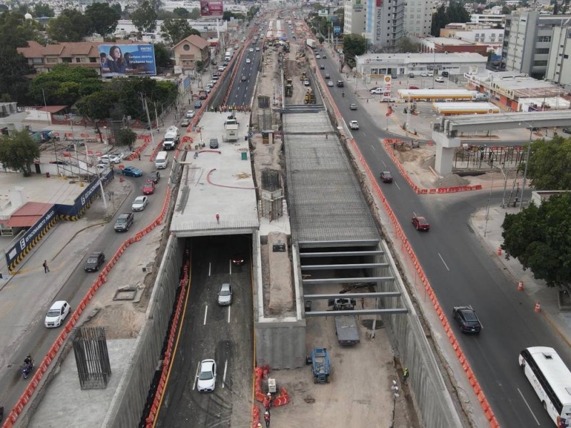 Habilitan carriles centrales en tramo de Paseo 5 de Febrero