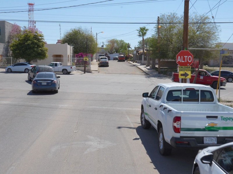 Habilitan ruta alterna a la calle Segunda