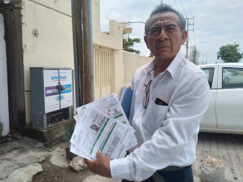 Habitantes de Comitancillo presentan queja contra CFE por altos cobros