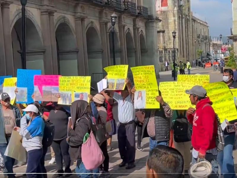 Habitantes de Cuilápam denuncian despojo de terrenos y exigen intervención estatal