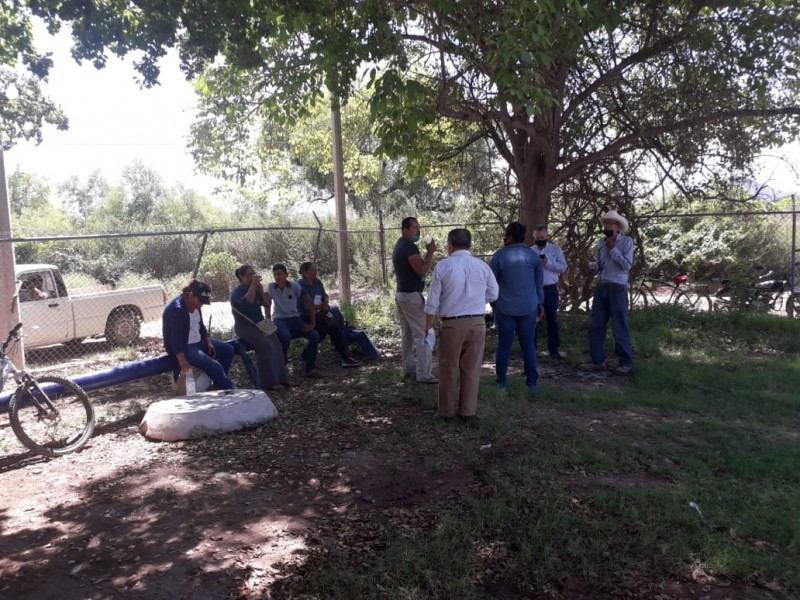 Habitantes de goritos se manifiestan en planta potabilizadora de SM