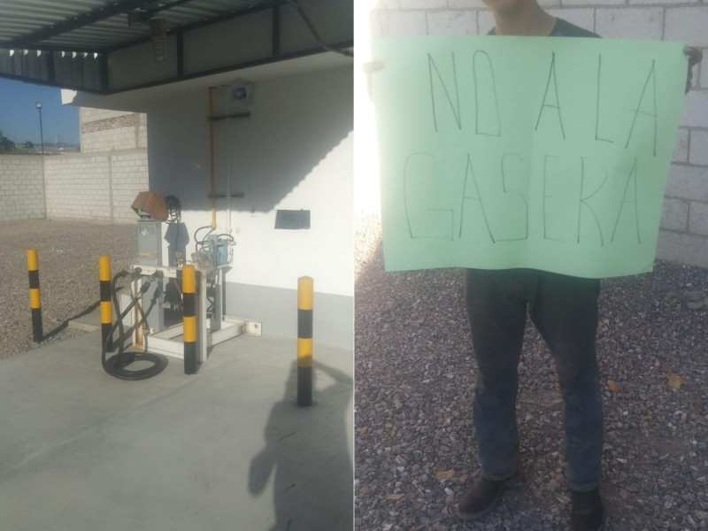 Habitantes de Héroe de Nacozari se oponen a gasera