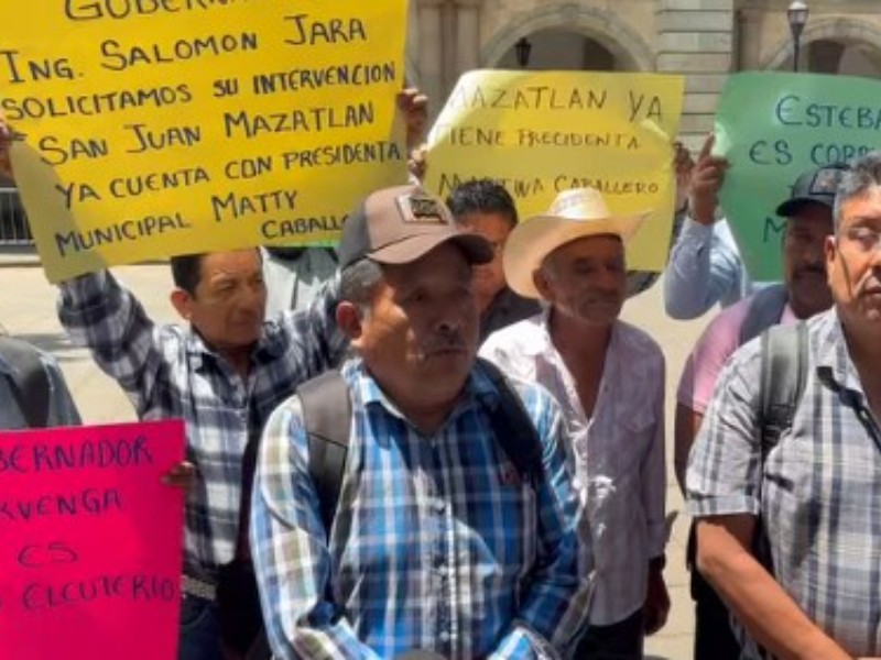 Habitantes de Mazatlán Mixe se manifestaron en Oaxaca por conflicto ...