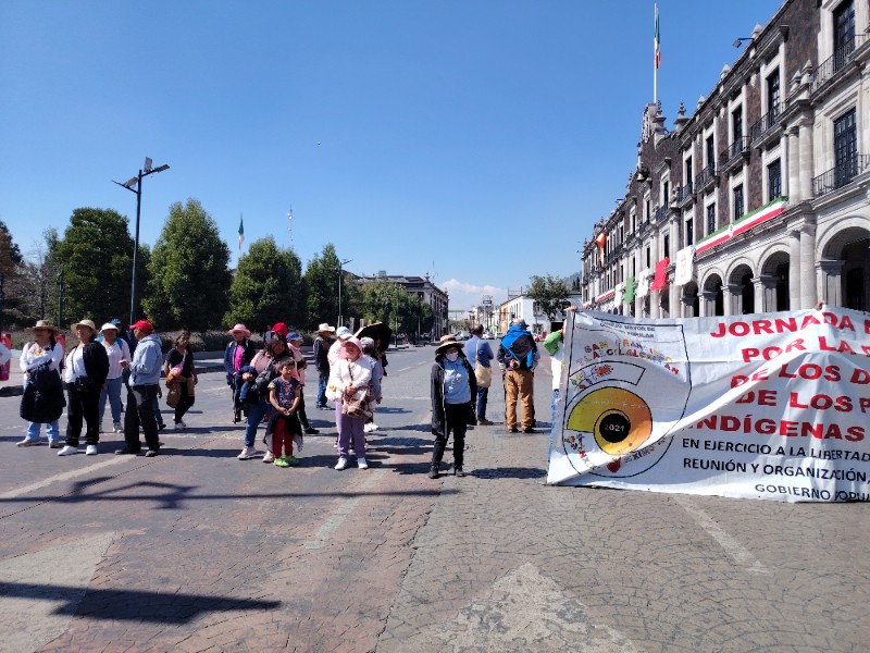 Habitantes de San Francisco Tlalcilalcalpan exigen recursos para perforar pozos