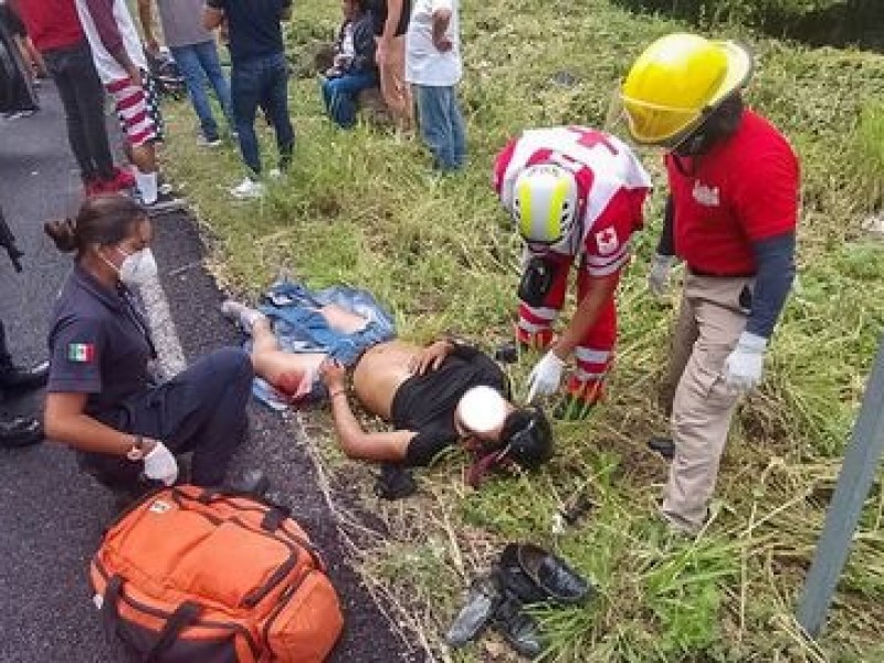 Habitantes de Tuzamapan solicitan intervención de tránsito para reducir accidentes