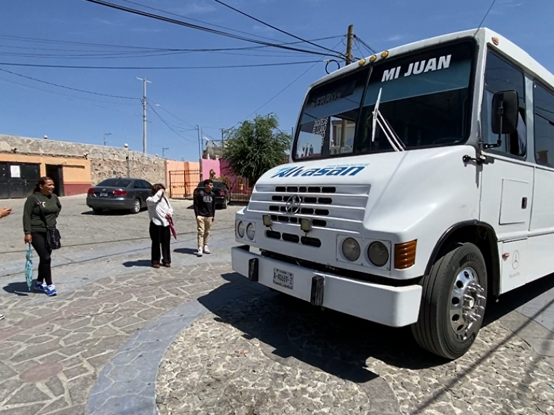 Habitantes de Vetagrande inconformes con transporte público: impuntual e ineficiente