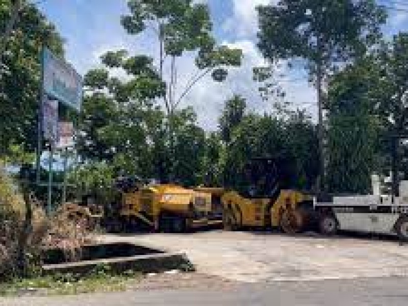 Habitantes del ejido Toluca protestan por obras inconclusas