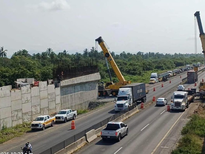 Habrá cierres en la autopista Colima-Manzanillo por trabajos de obra