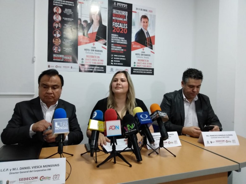 Habrá congreso sobre Reformas Fiscales 2020 en Culiacán