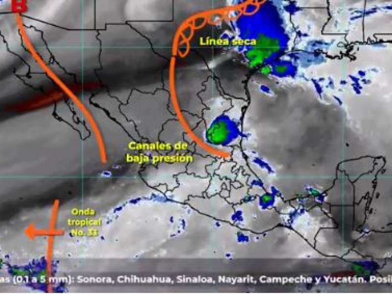 Habrá lluvias en el centro y norte del país: SMN