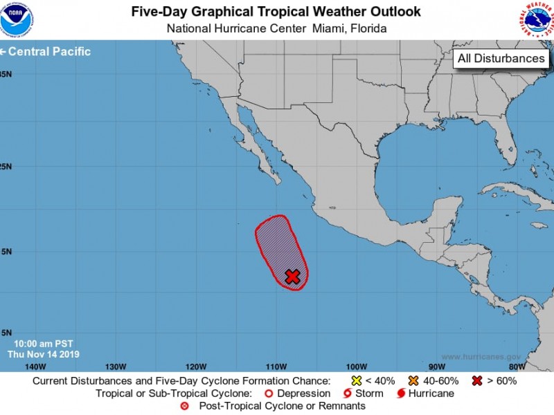 Habrá lluvias este fin de semana