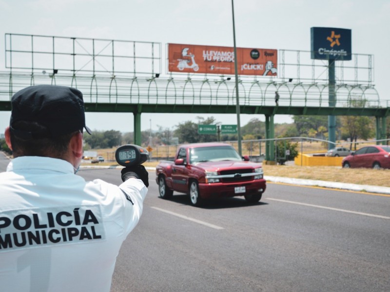 Habrá operativos para que se respete la velocidad en vialidades