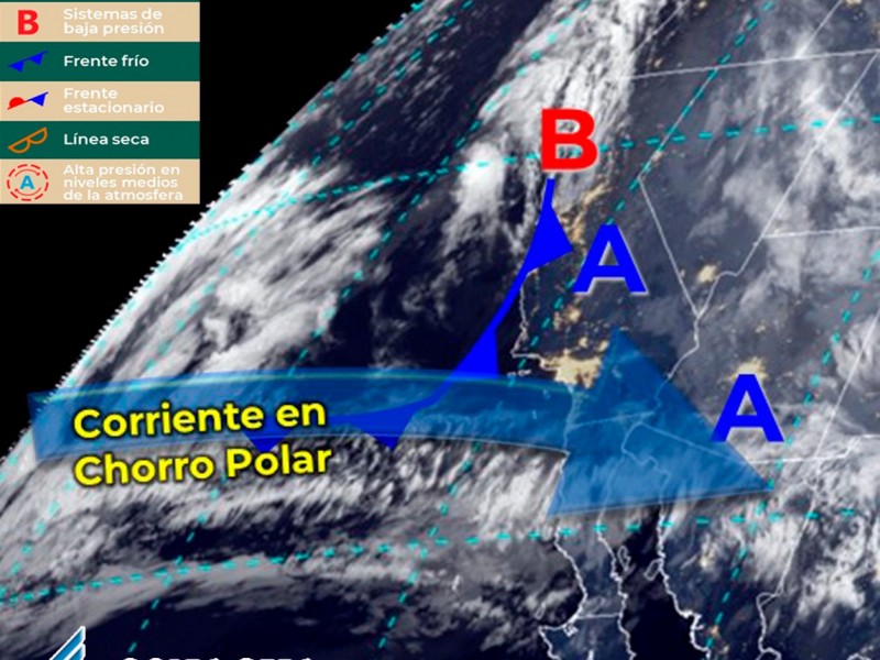 Habrá  probabilidad de lloviznas en Sonora