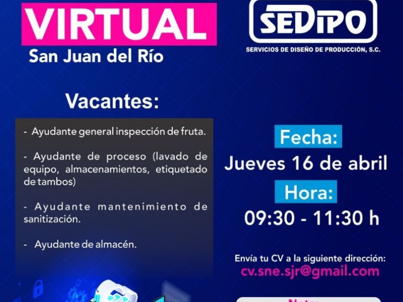 Habrá reclutamiento masivo virtual en San Juan del Río