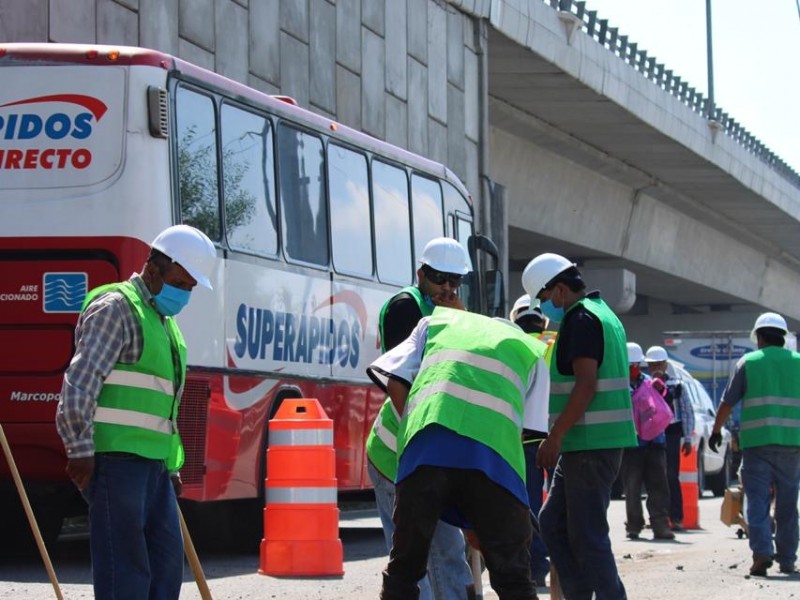 Habrá reducción de carriles en la México-Puebla