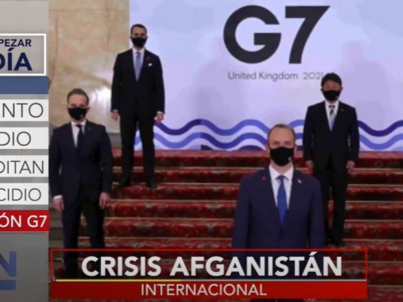 Habrá reunión especial del G7 por crisis en Afganistán