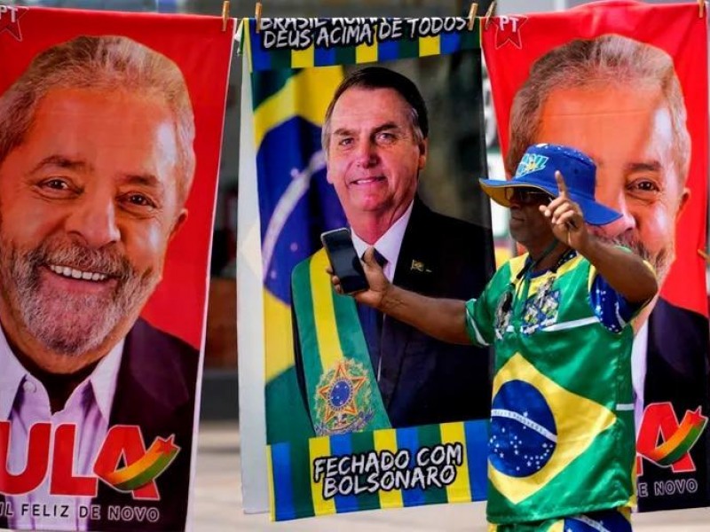 Habrá segunda vuelta en Brasil entre Lula y Bolsonaro