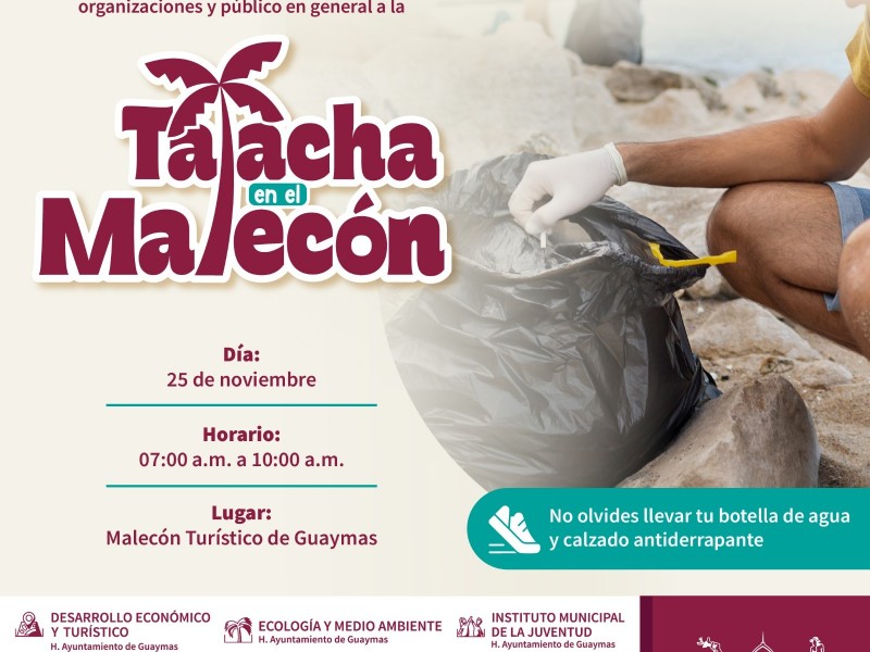 Habrá Talacha en el Malecón este sábado 25 de noviembre
