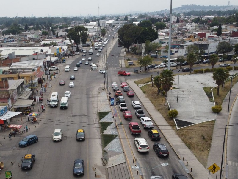 Habrán reducciones de carril en Entroque de Amalucan