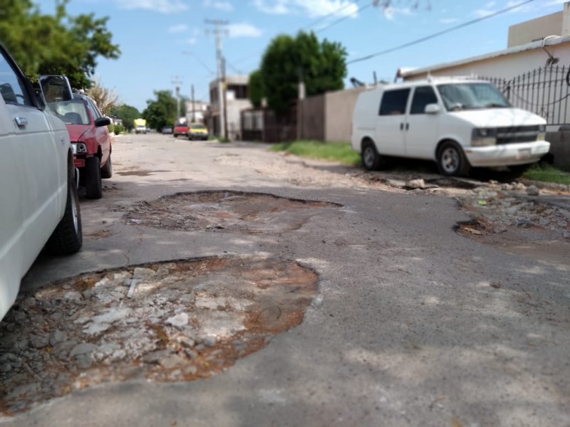 Hace 4 años se mantiene deterioro de calles en Hermosillo