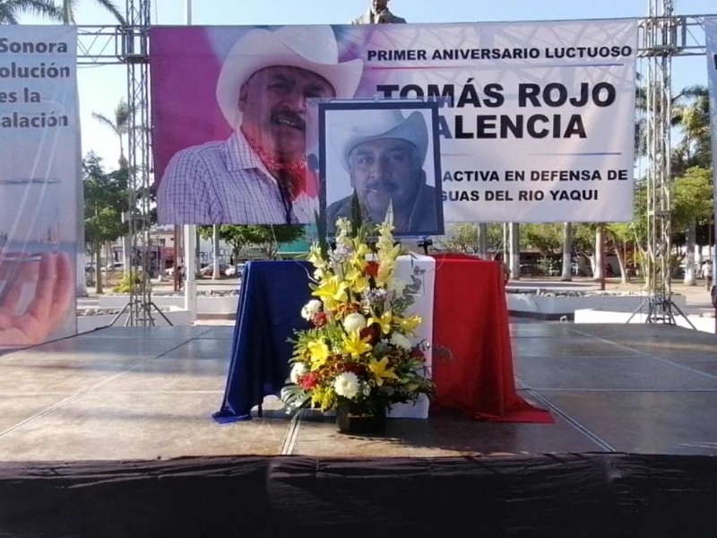 Hacen homenaje a Tomas Rojo en su primer aniversario luctuoso