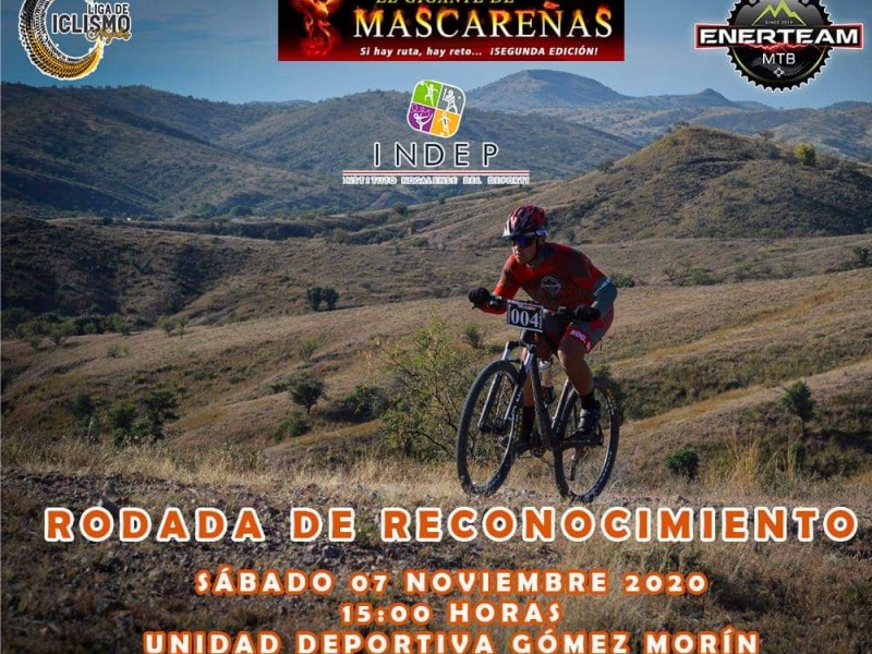 Hacen reconocimiento de pista para carrera ciclista