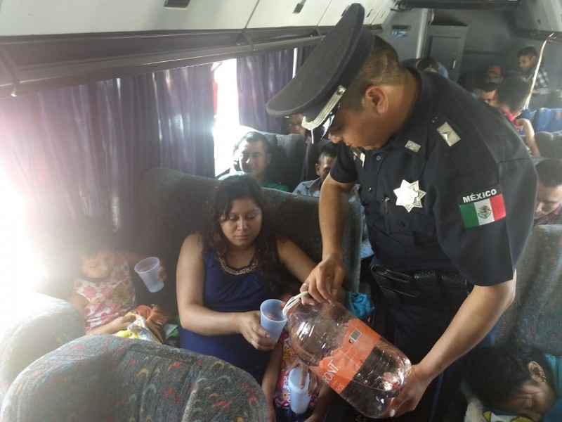 Halla PF camión con indocumentados en la Puebla-Córdoba