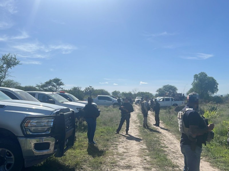 Hallan cuatro osamentas calcinadas en Lagos de Moreno