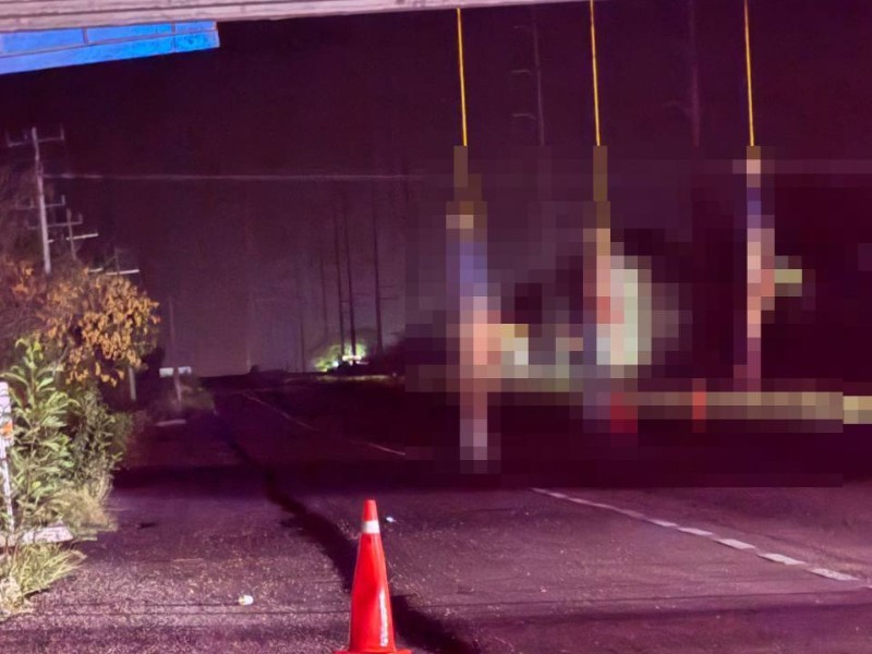 Hallan cuerpos colgados y camioneta con más víctimas en Culiacán