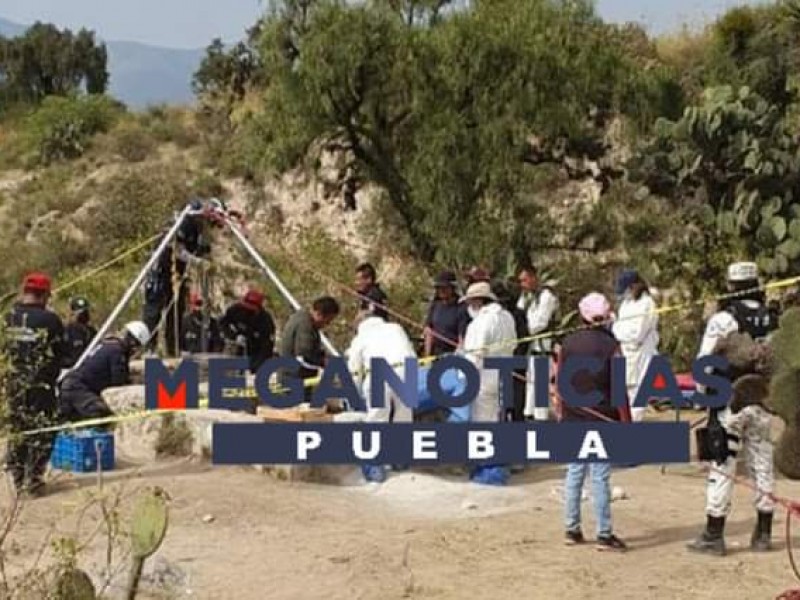 Hallan fosas clandestinas en Quecholac; ya descubrieron 3 cuerpos