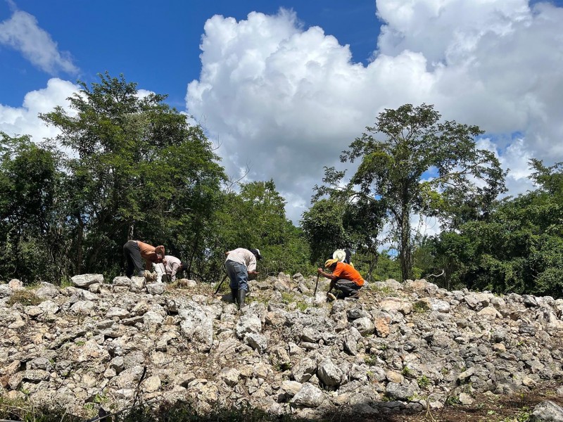 Hallan nuevas estructuras mayas en X'bbatún