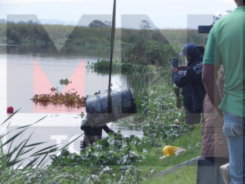 Hallan restos humanos en tambo en Río Lerma